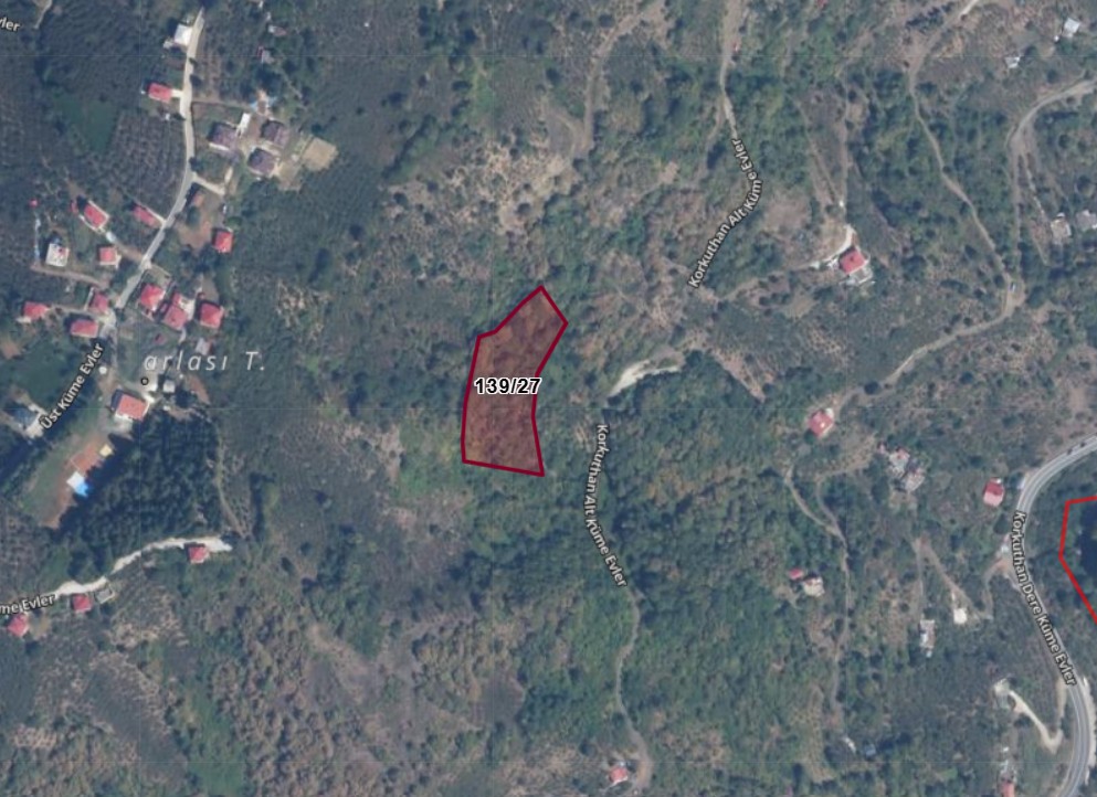 MABEL'DEN KORKUTHAN MAH 4.800 M2 SATILIK MÜSTAKİL ARAZİ